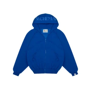 Alchemai Blue Zip-up Hoodie