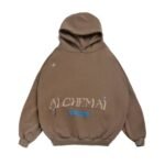 Alchemai Pullover Brown Hoodie