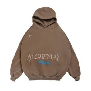 Alchemai Pullover Brown Hoodie