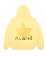 Alchemai ONE SIZE BLOOM oversized hoodie with a relaxed fit, premium heavyweight fabric, spacious hood, ribbed cuffs, and front kangaroo pocket.